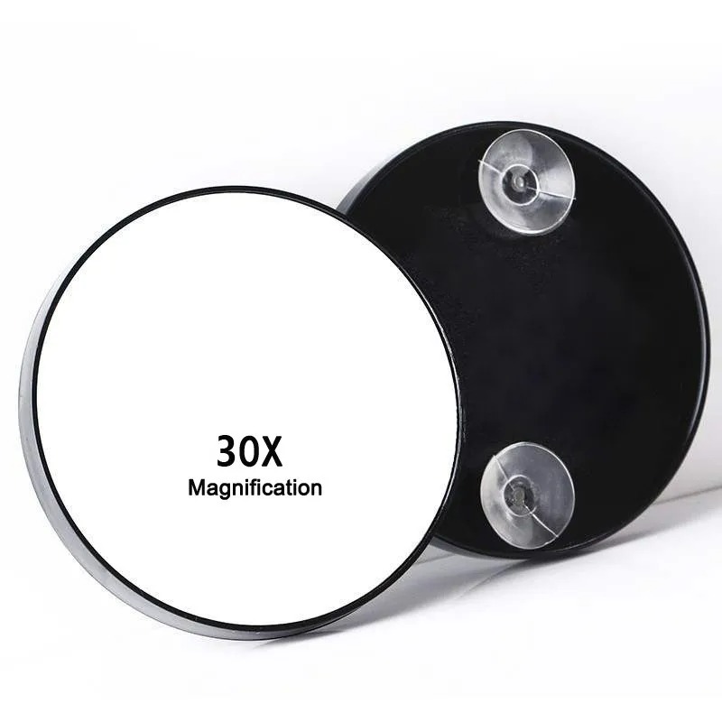 Blackhead Remover Vacuum Suction - Miroir grossissant 30x avec ventouse, outil