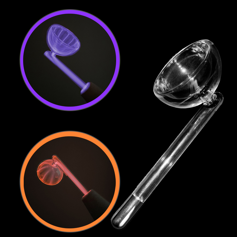 High Frequency Wand Facial Machine Neon - Baguette d'électrothérapie pour machine qualifiée ale
