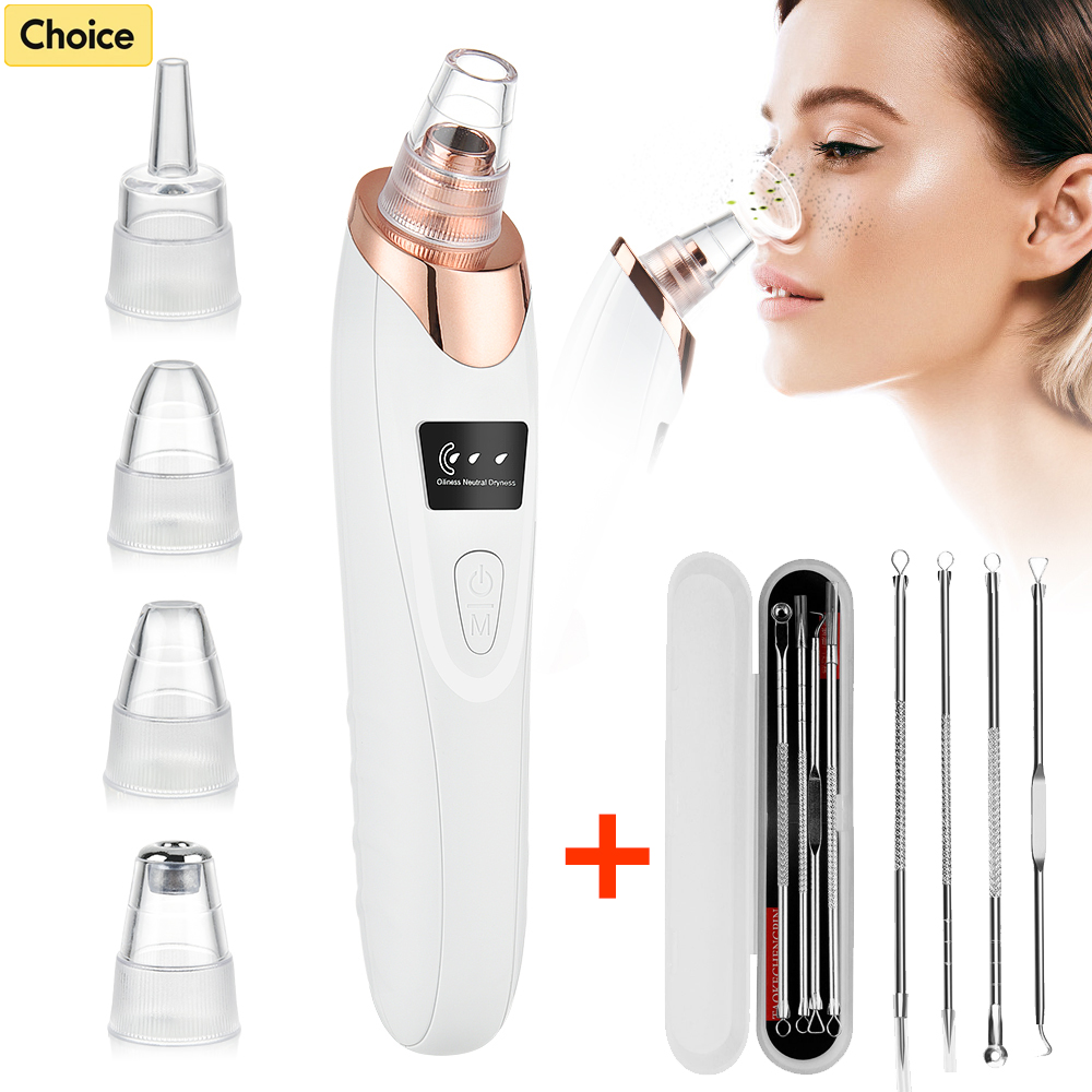 Blackhead Remover Vacuum Suction - Extracteur de points noirs par aspiration