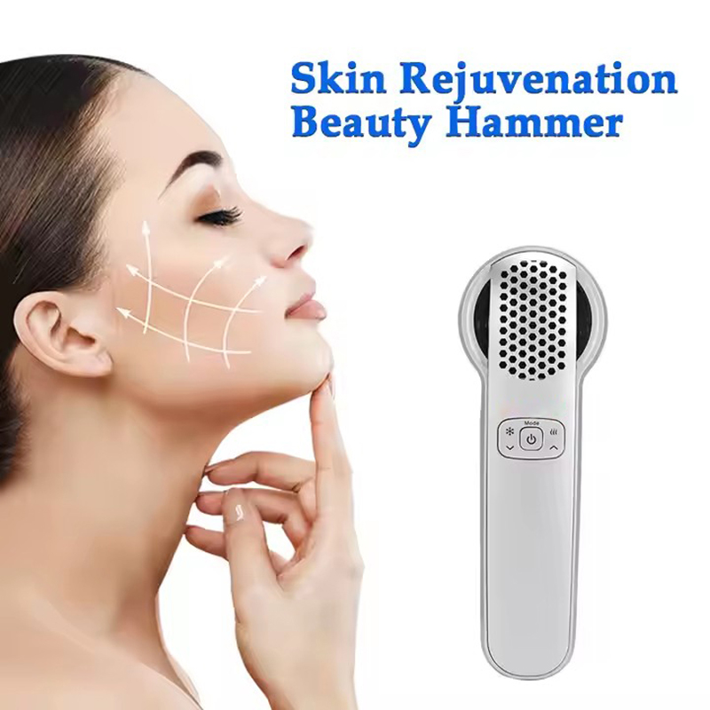 Cold Warm Hammer Facial Machine - Masseur Facial à marteau chaud et