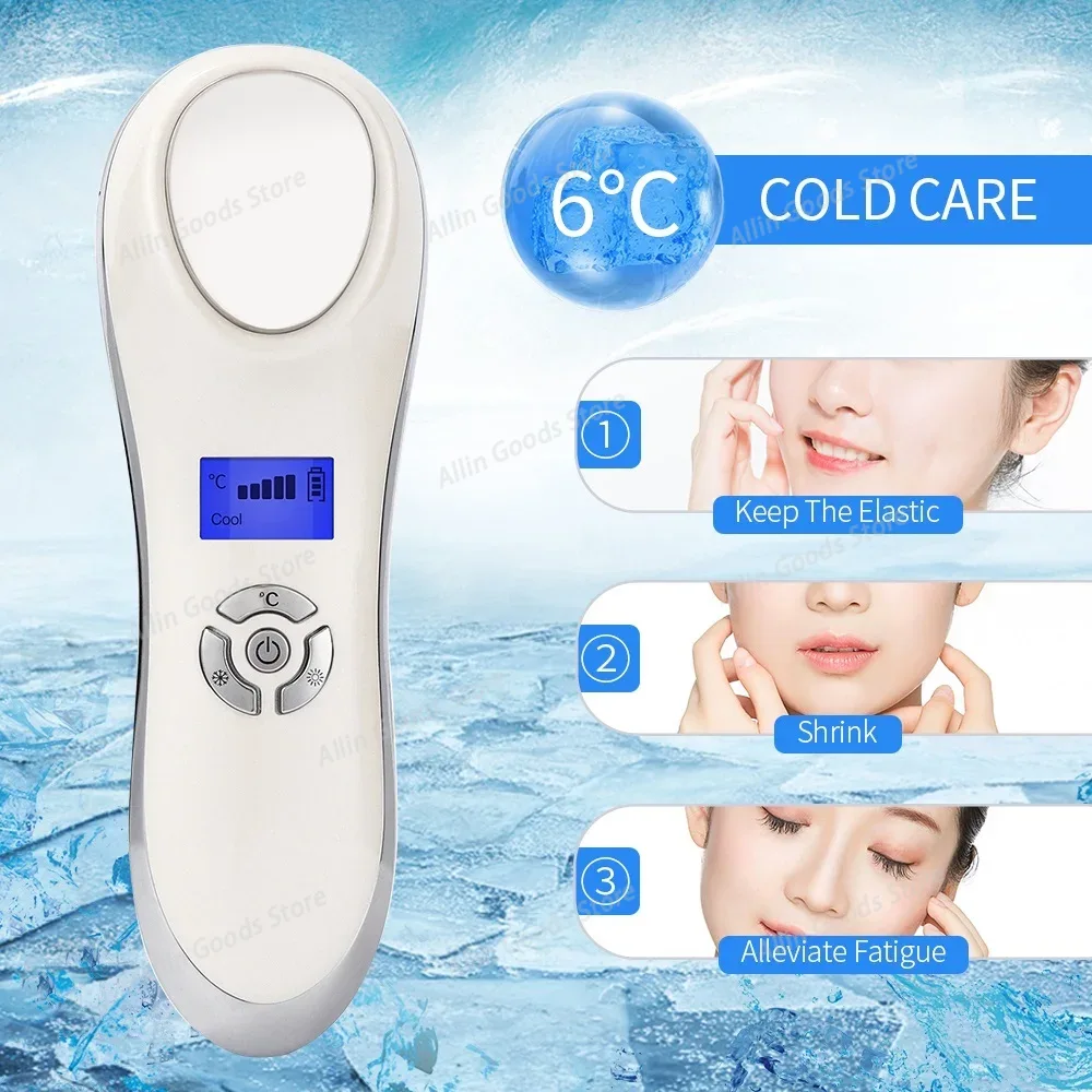 Cold Warm Hammer Facial Machine - Appareil de beauté chaud et froid