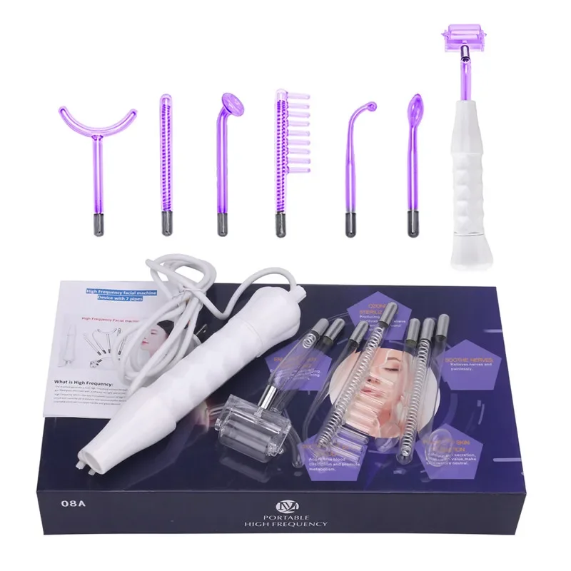 Baguette d'électrode haute fré - High Frequency Wand Facial Machine Neon avis et prix