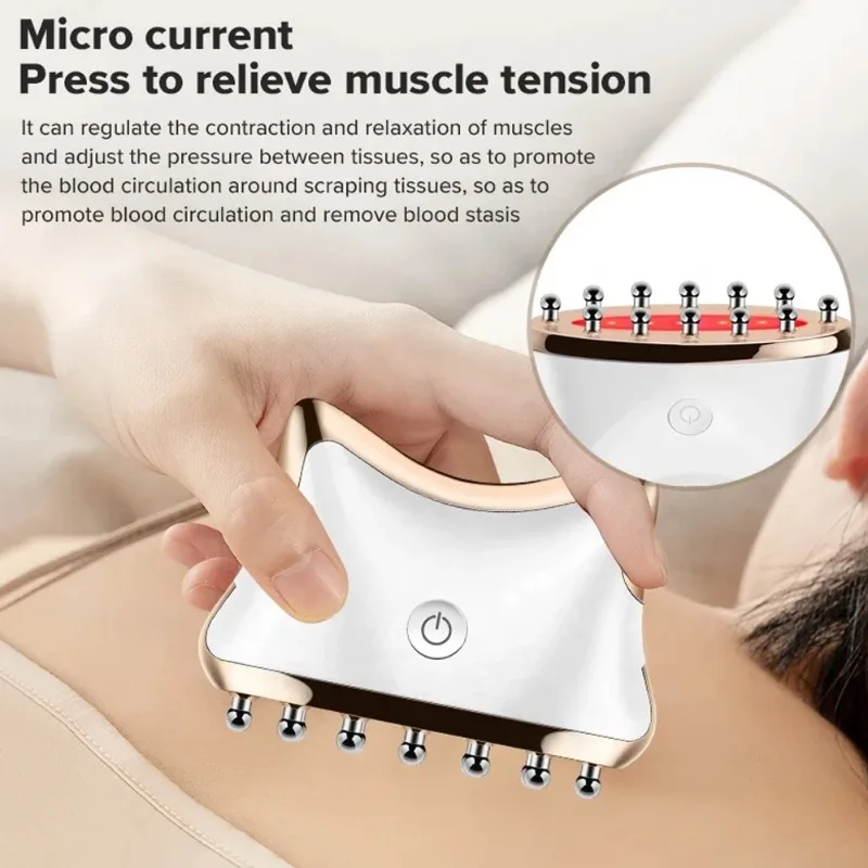 Masseur électrique personnalis - Microcurrent Face Massager Gua Sha avis et prix