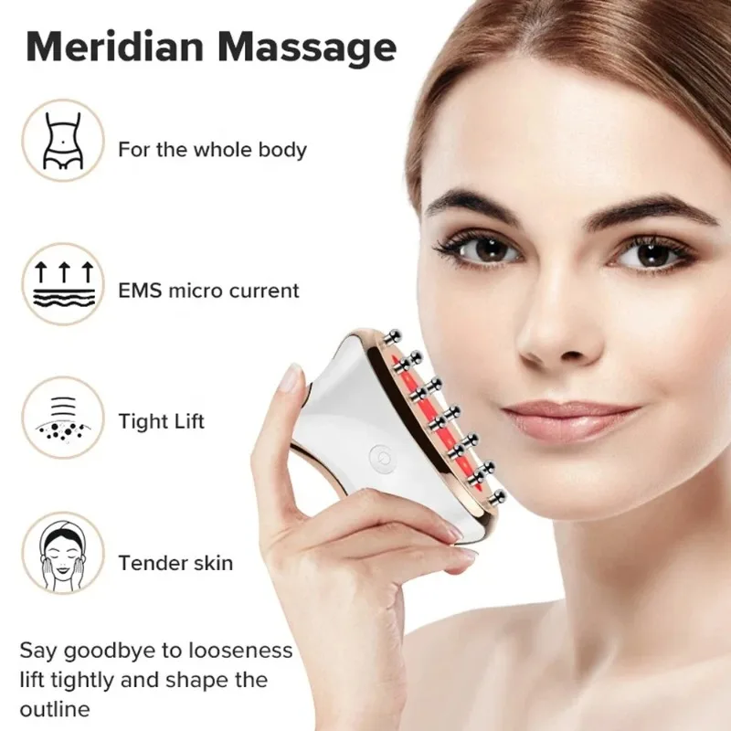 Masseur électrique personnalis - Microcurrent Face Massager Gua Sha avis et prix