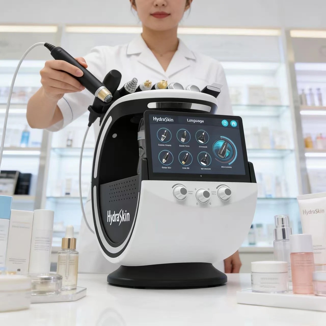 Nouvelle machine d'hydrodermab - Hydra Dermabrasion Aqua Peel Machine avis et prix