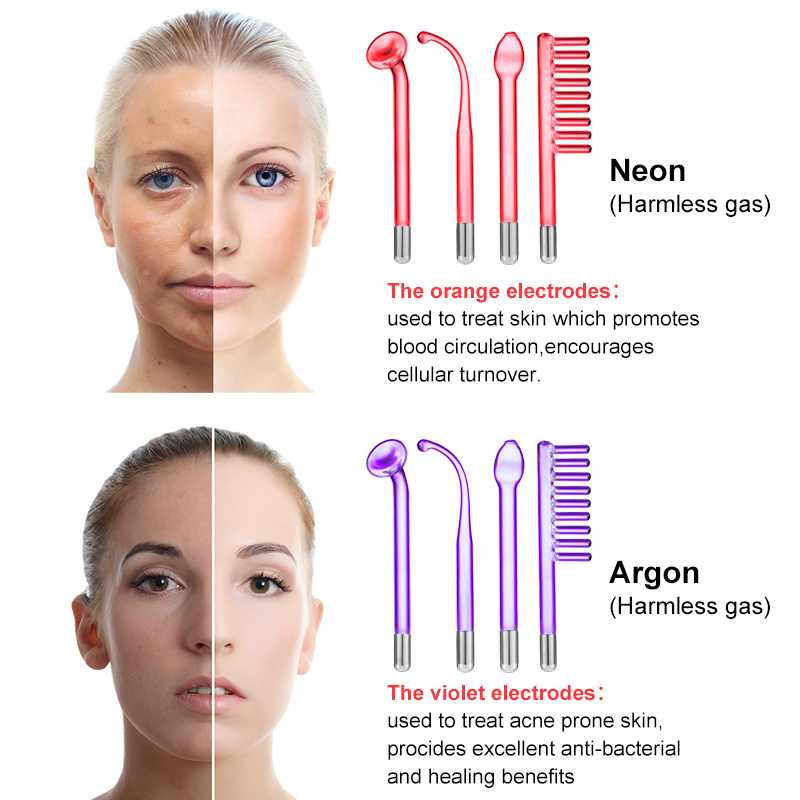 ApparGagHigh-Machine qualifiée - High Frequency Wand Facial Machine Neon avis et prix