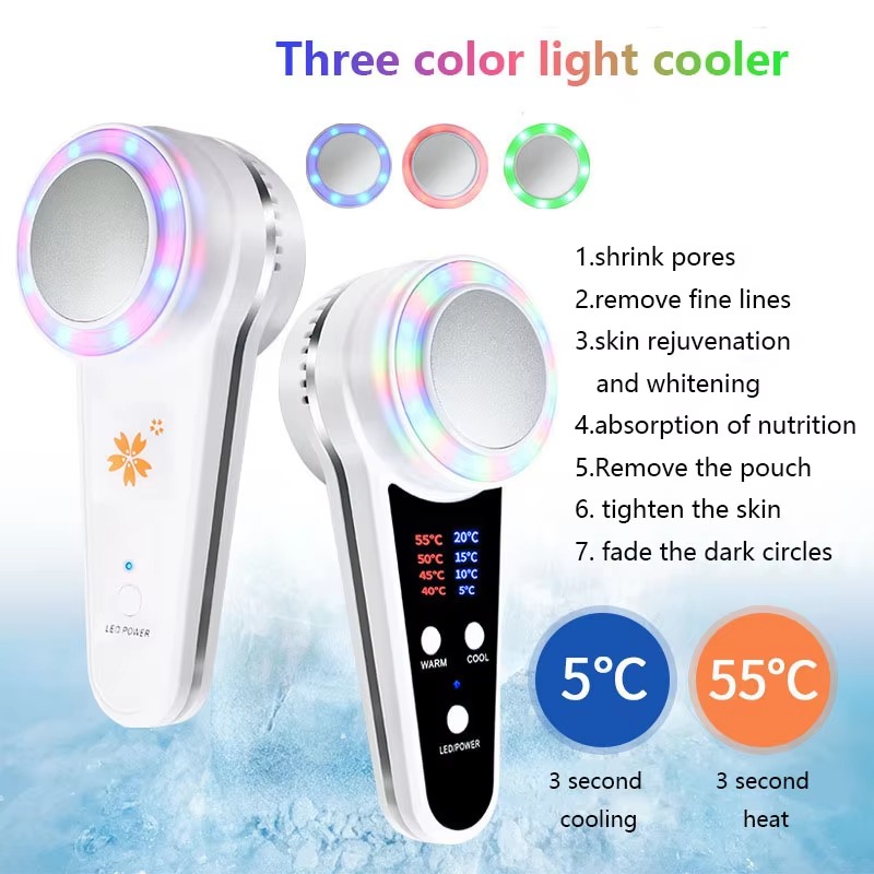 Dispositif de cryothérapie pou - Cold Warm Hammer Facial Machine avis et prix