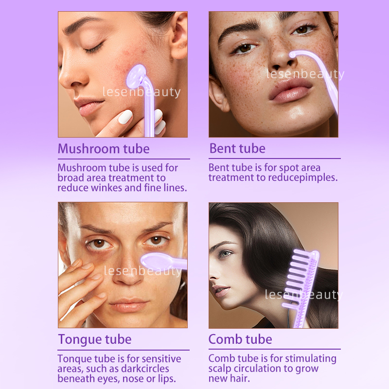 Appareil de beauté pour usage  - High Frequency Wand Facial Machine Neon avis et prix