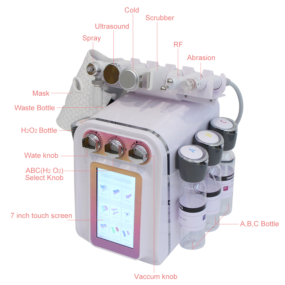 AOKO nouveau 7 en 1 Hydro Derm - Hydro Facial Machine 7 In 1 avis et prix