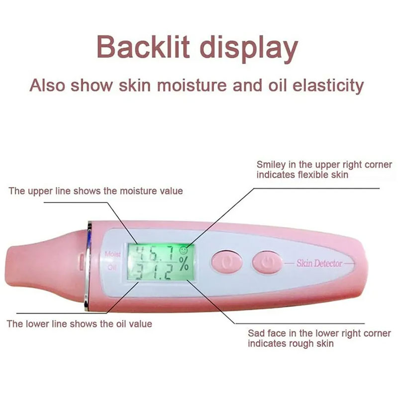 Analyseur de capteur de peau,  - Skin Moisture Analyzer Digital Detector avis et prix