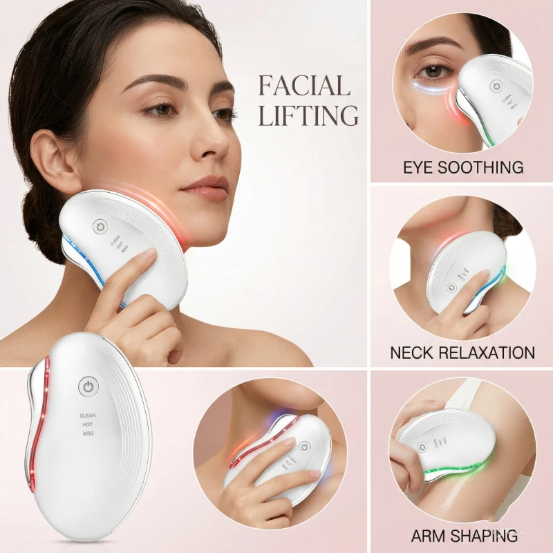 Appareil de soin du visage et  - Microcurrent Face Massager Gua Sha avis et prix