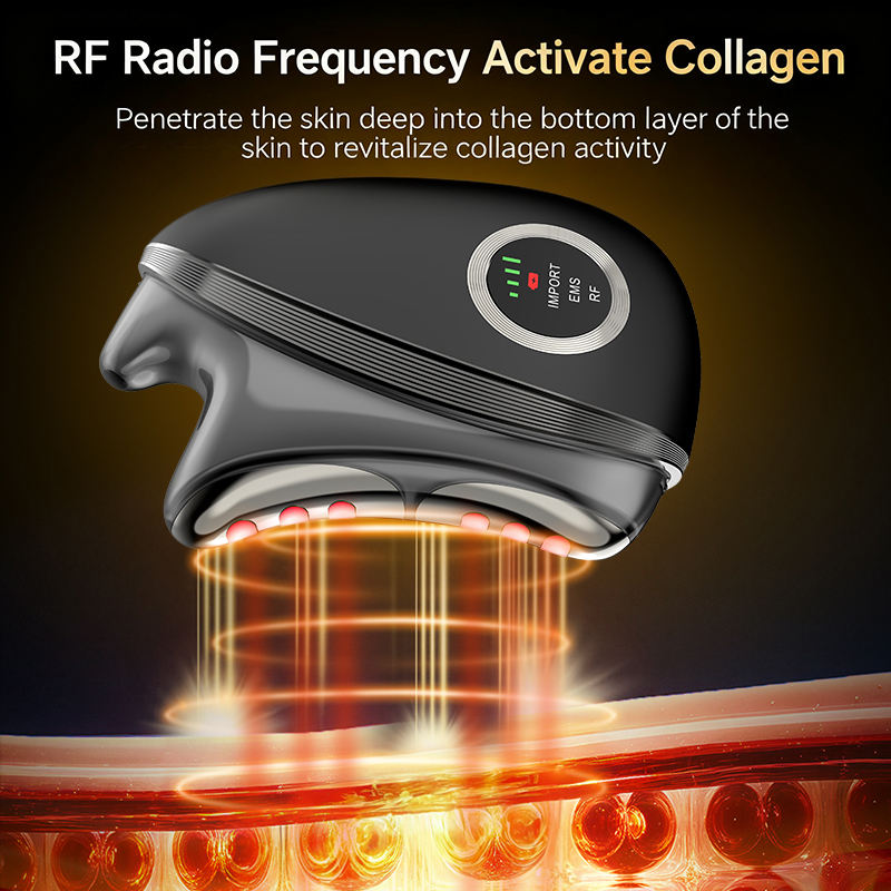 Masseur facial et corporel éle - Microcurrent Face Massager Gua Sha avis et prix