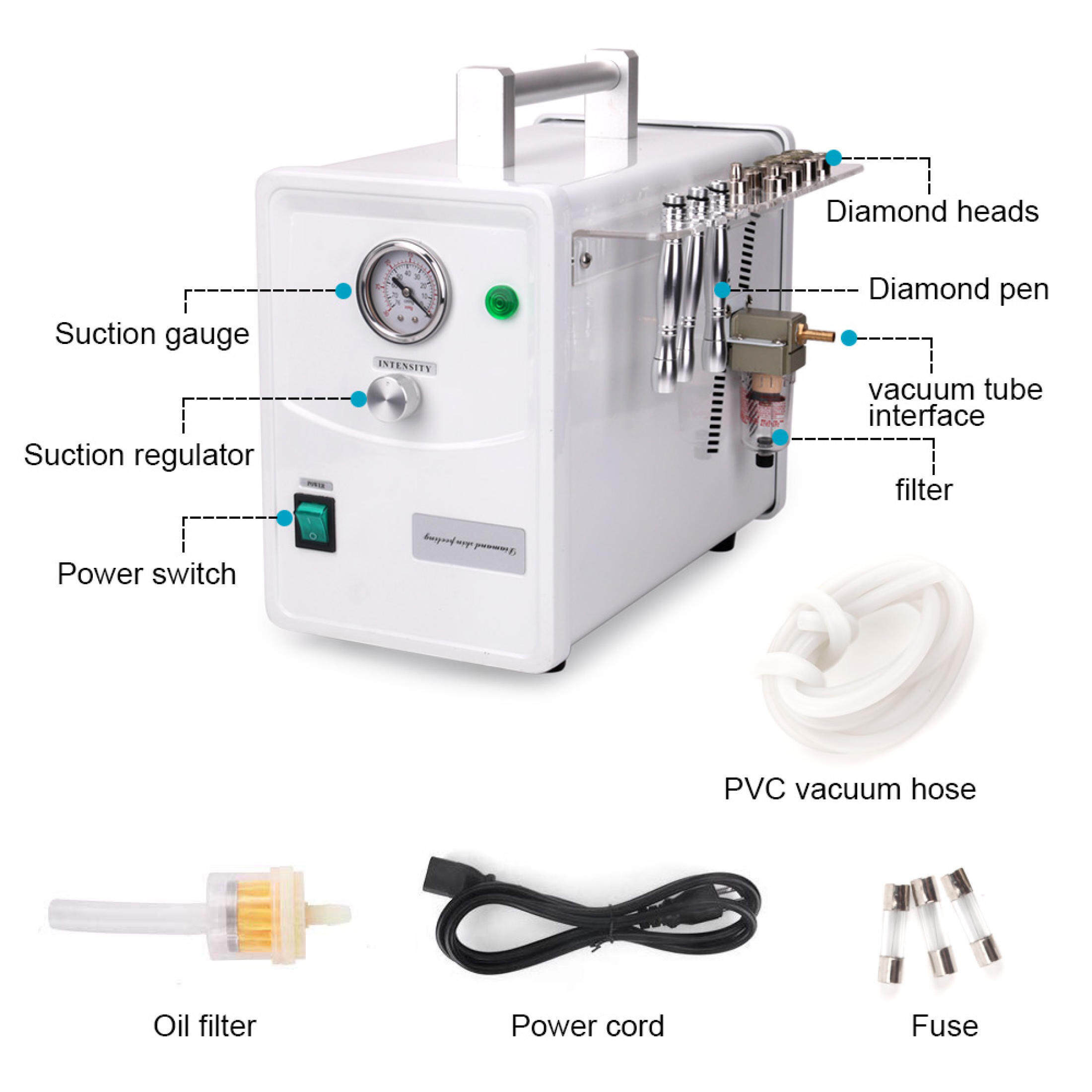 Appareil de microdermabrasion  - Diamond Microdermabrasion Machine 3 In 1 avis et prix
