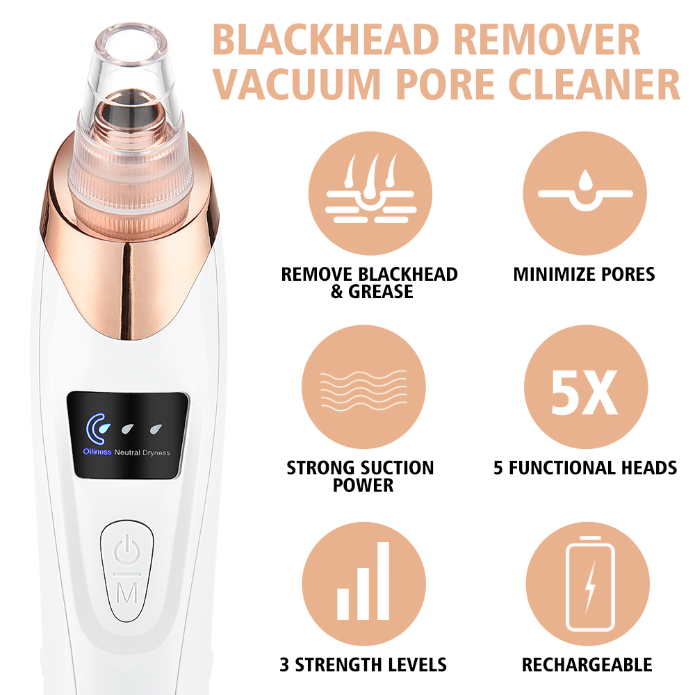 Extracteur de points noirs par - Blackhead Remover Vacuum Suction avis et prix