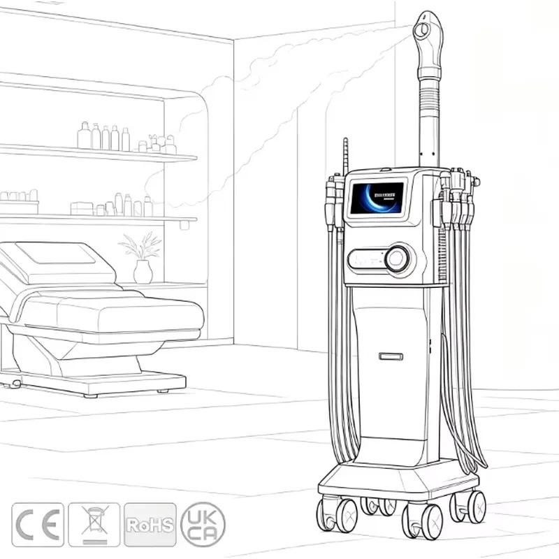 Appareil de soin du visage 9-e - Hydro Facial Machine 7 In 1 avis et prix