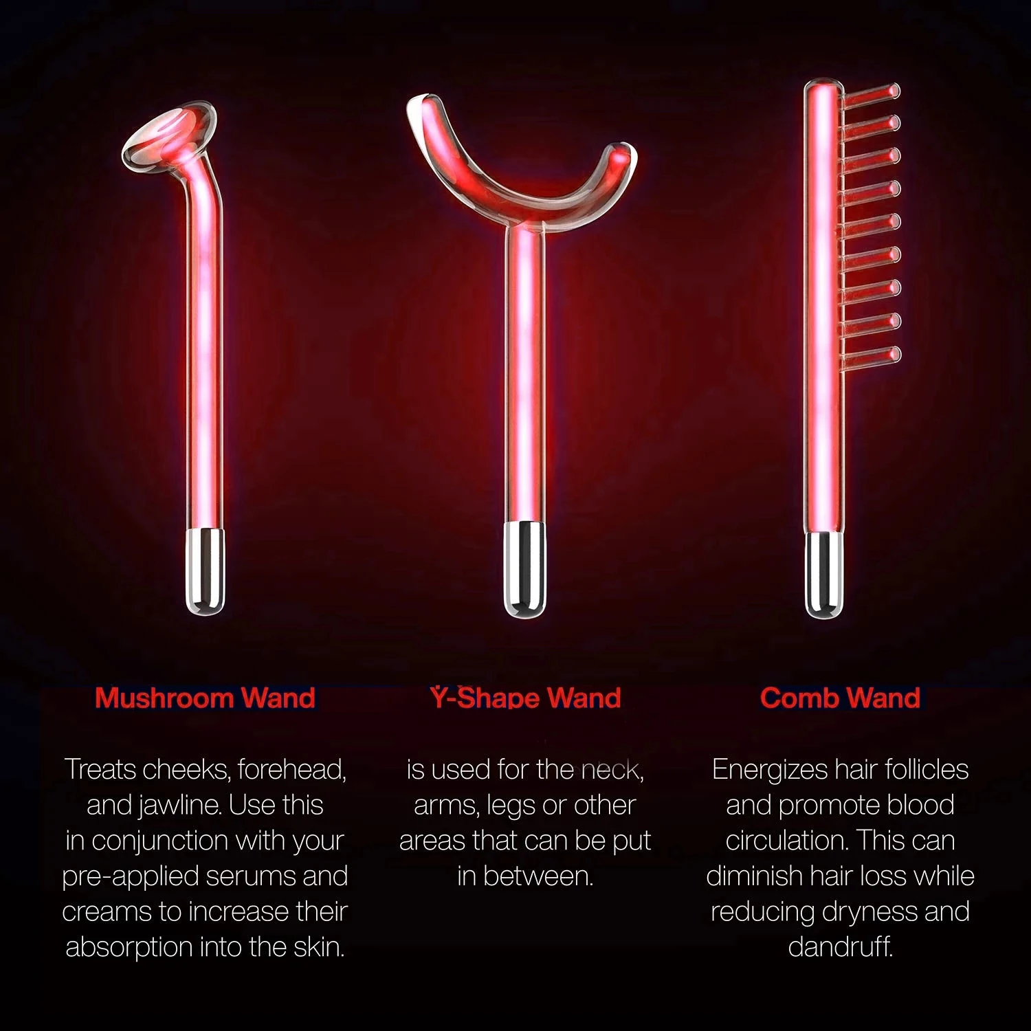 Darsonval-Machine qualifiée al - High Frequency Wand Facial Machine Neon avis et prix