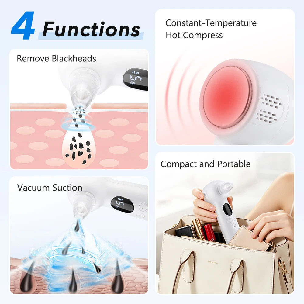 Aspirateur de Points Noirs Net - Blackhead Remover Vacuum Suction avis et prix