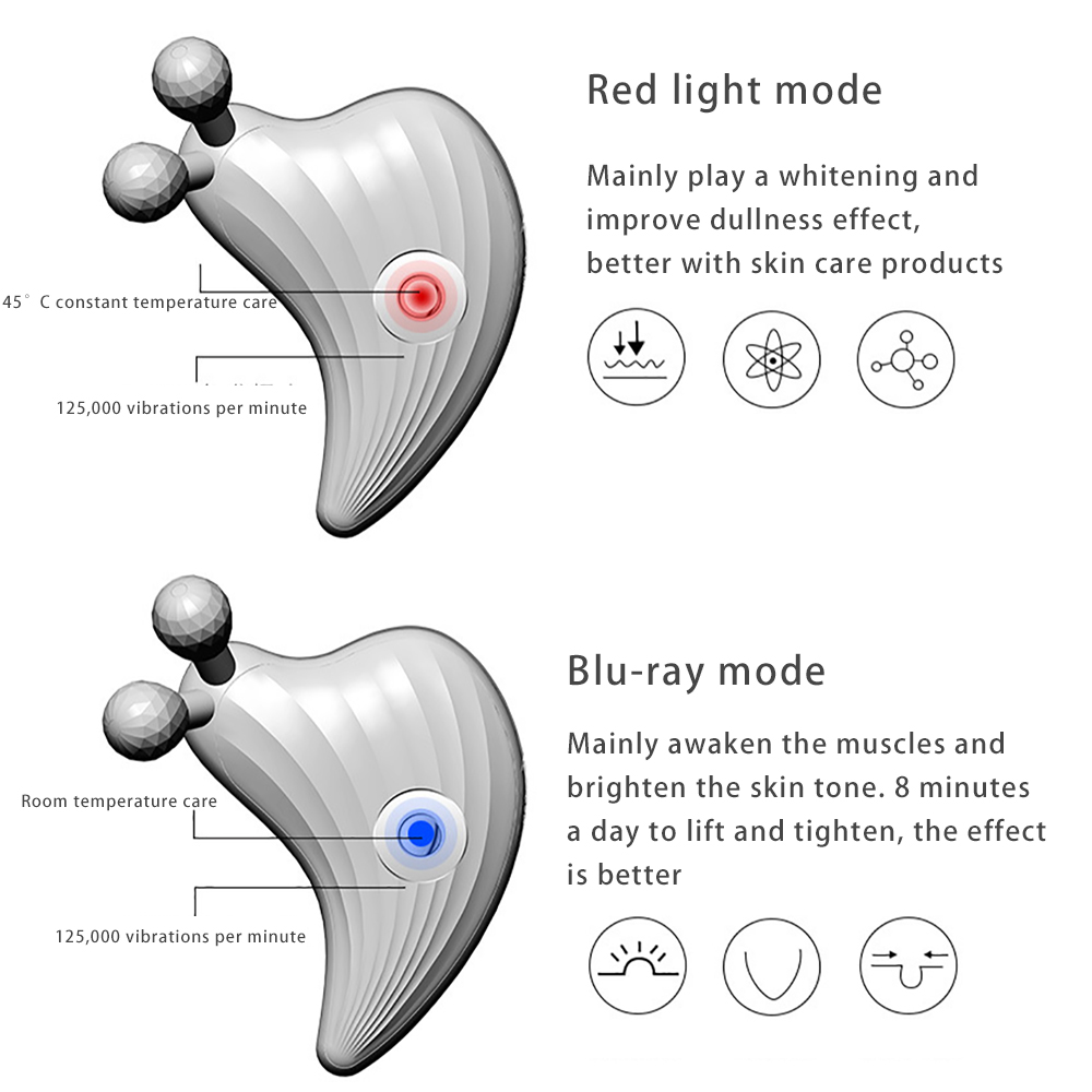 Masseur Facial électrique à mi - Microcurrent Face Massager Gua Sha avis et prix