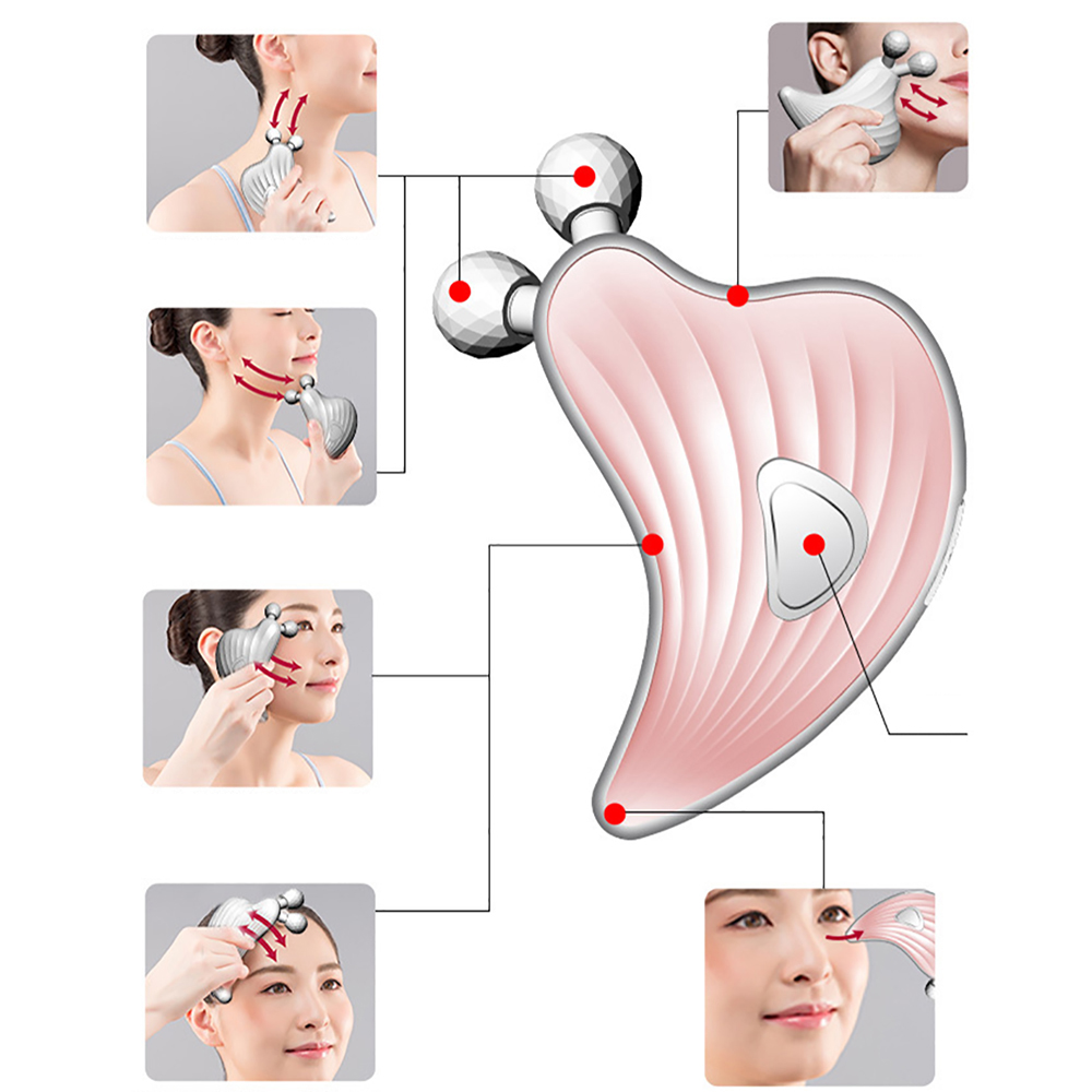 Masseur Facial électrique à mi - Microcurrent Face Massager Gua Sha avis et prix