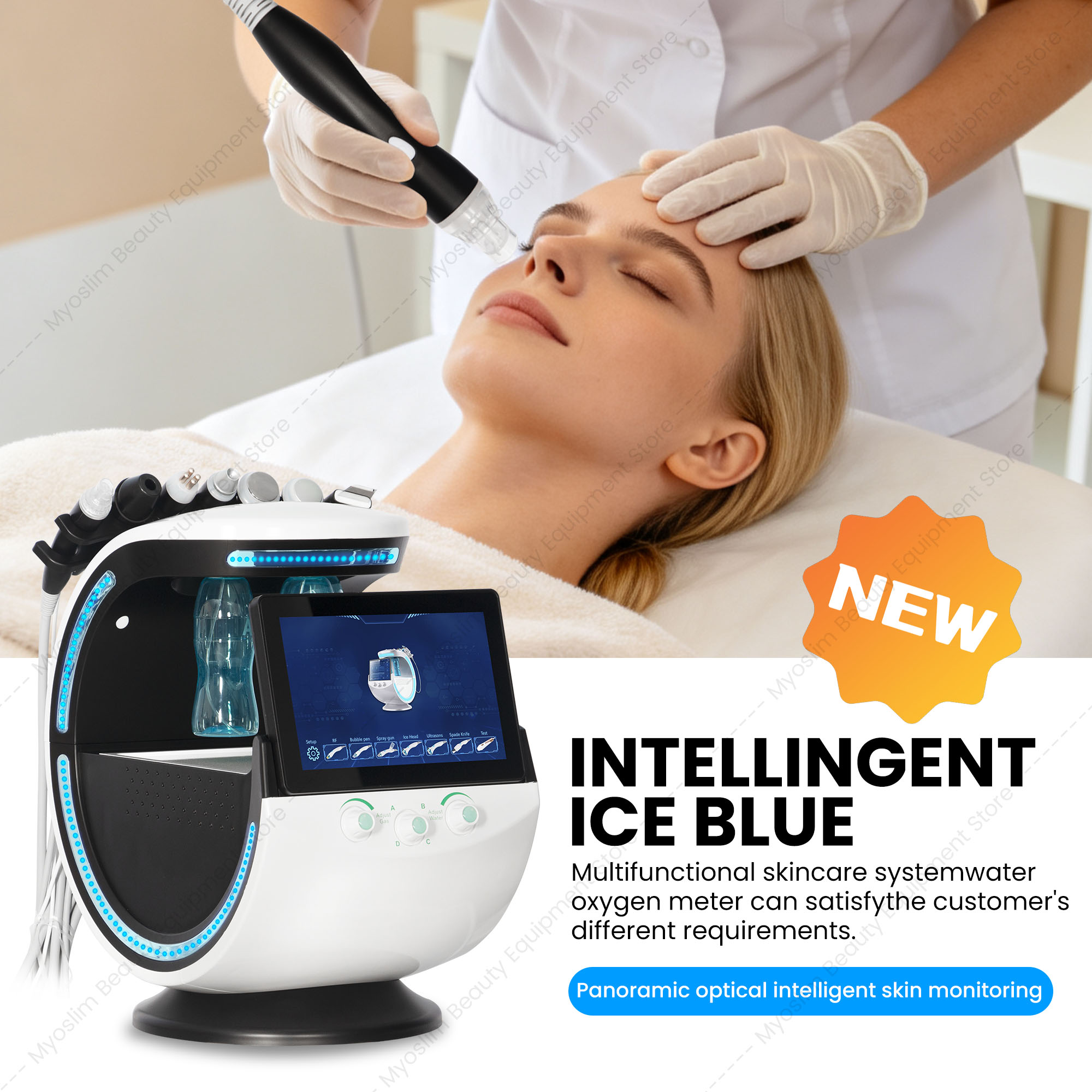 Appareil de soin du visage pro - Hydro Facial Machine 7 In 1 avis et prix