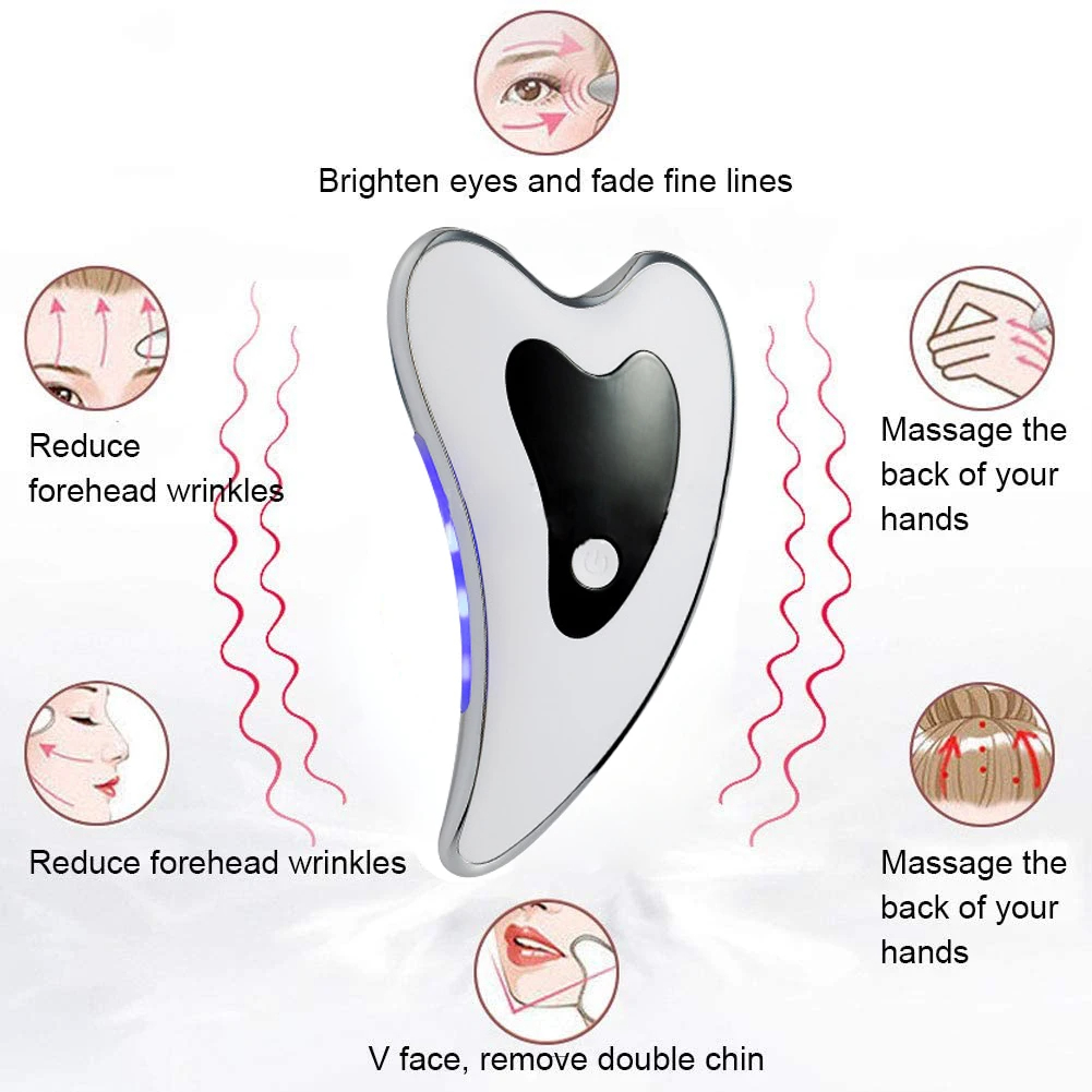 Machine de lifting du visage à - Microcurrent Face Massager Gua Sha avis et prix