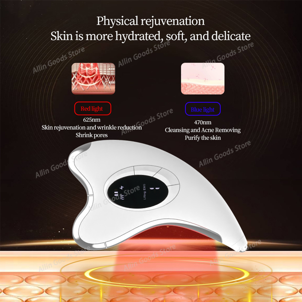 Masseur à micro-courant Guasha - Microcurrent Face Massager Gua Sha avis et prix