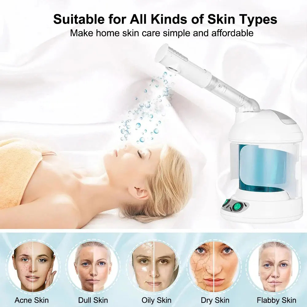 Nano-vapeur facial de bureau p - Facial Steamer Nano Ionic Hot Mist avis et prix
