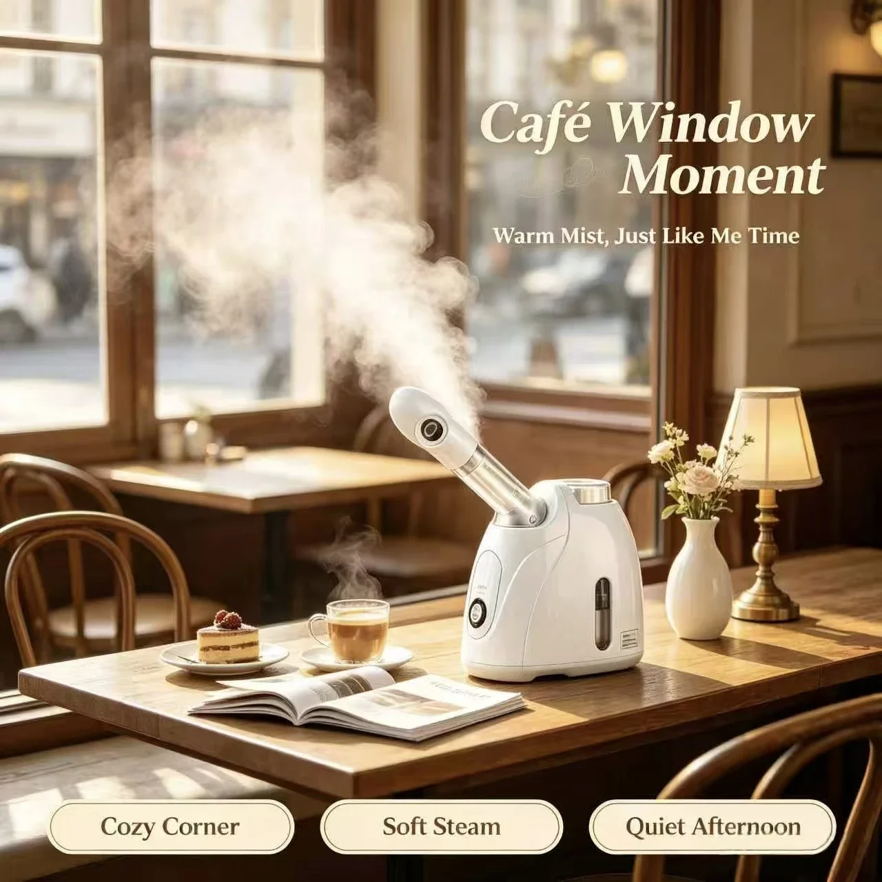 Appareil de beauté portable po - Facial Steamer Nano Ionic Hot Mist avis et prix