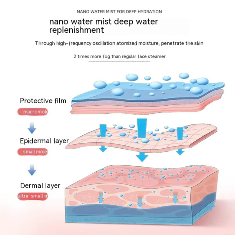Appareil de soin du visage à v - Facial Steamer Nano Ionic Hot Mist avis et prix