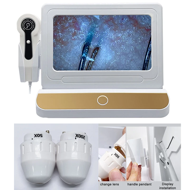 Analyseur de peau numérique HD - Skin Moisture Analyzer Digital Detector avis et prix