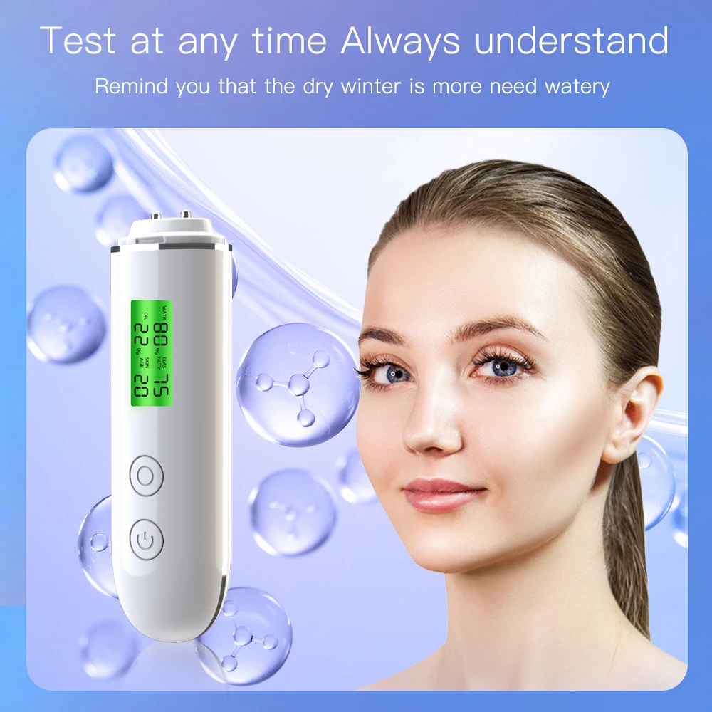Analyseur de peau Portable et  - Skin Moisture Analyzer Digital Detector avis et prix