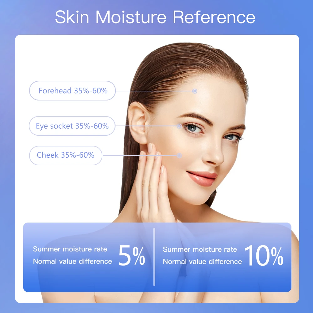 Analyseur de peau Portable et  - Skin Moisture Analyzer Digital Detector avis et prix