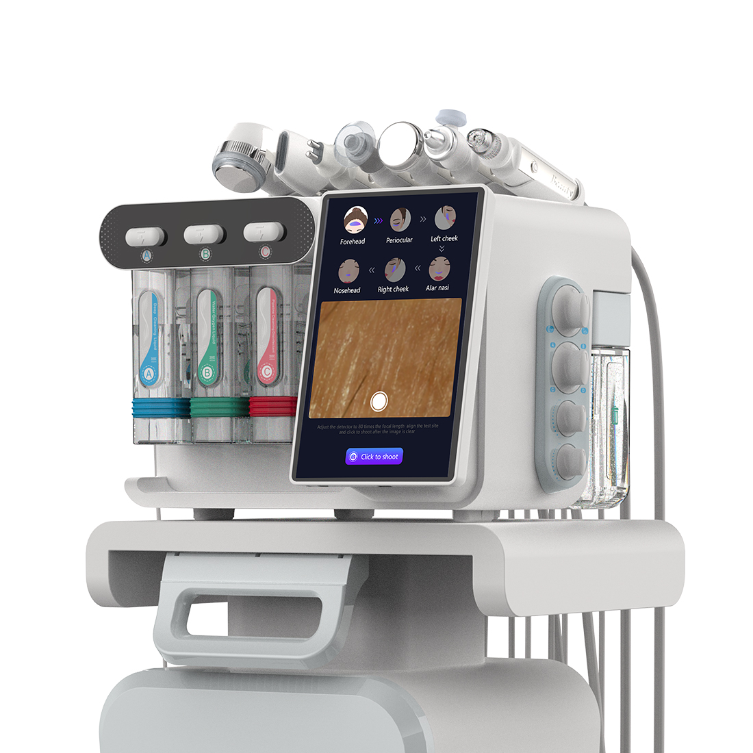 Appareil Facial Ultrasonique D - Cold Warm Hammer Facial Machine avis et prix