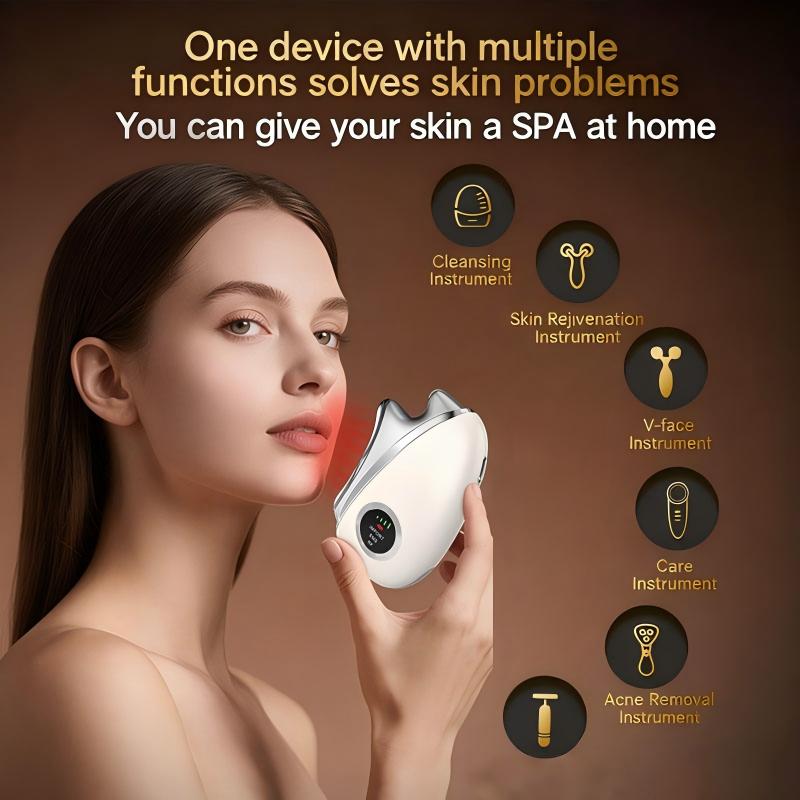 Masseur facial et corporel éle - Microcurrent Face Massager Gua Sha avis et prix