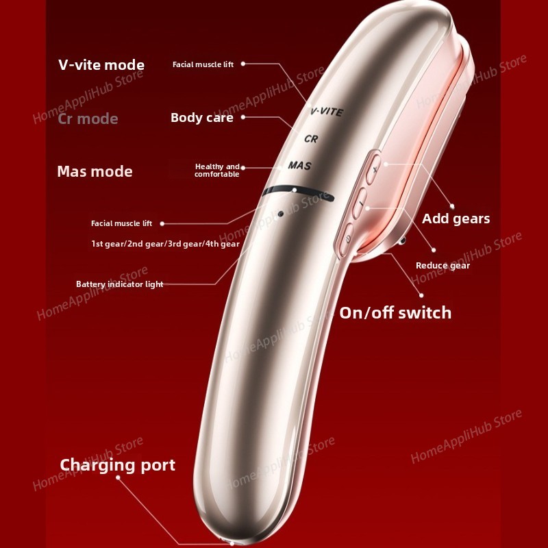Peigne de massage Guasha 3 en  - Microcurrent Face Massager Gua Sha avis et prix