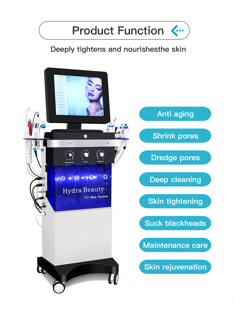 Appareil de salon 14 en 1 Hydr - Hydra Dermabrasion Aqua Peel Machine avis et prix