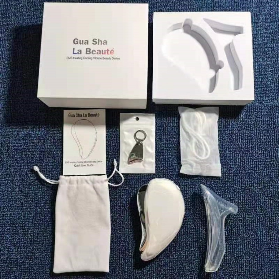 Masseur facial LED à micro-cou - Microcurrent Face Massager Gua Sha avis et prix