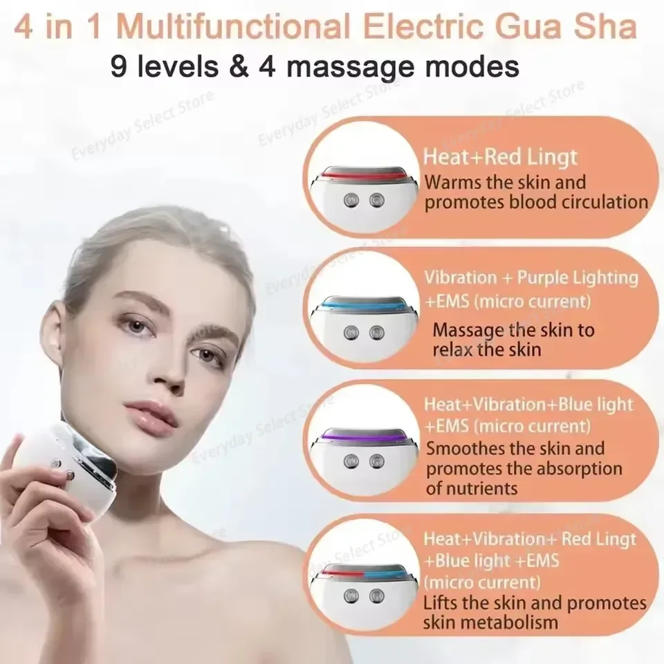 Planche de massage électrique  - Microcurrent Face Massager Gua Sha avis et prix