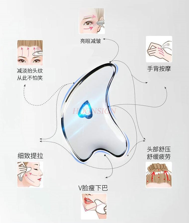 Masseur Guasha pour le visage  - Microcurrent Face Massager Gua Sha avis et prix