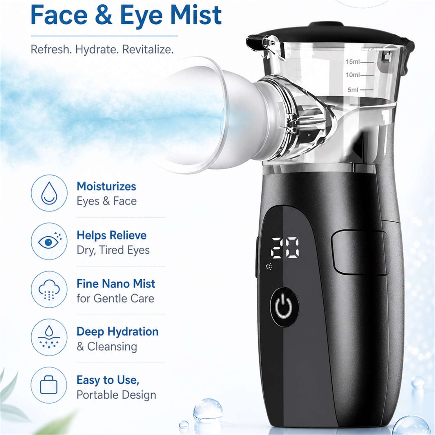 Vaporisateur facial nano-ioniq - Facial Steamer Nano Ionic Hot Mist avis et prix