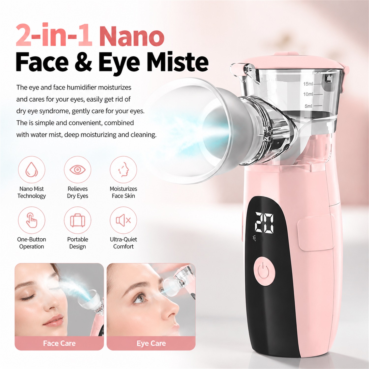 Vaporisateur facial nano-ioniq - Facial Steamer Nano Ionic Hot Mist avis et prix