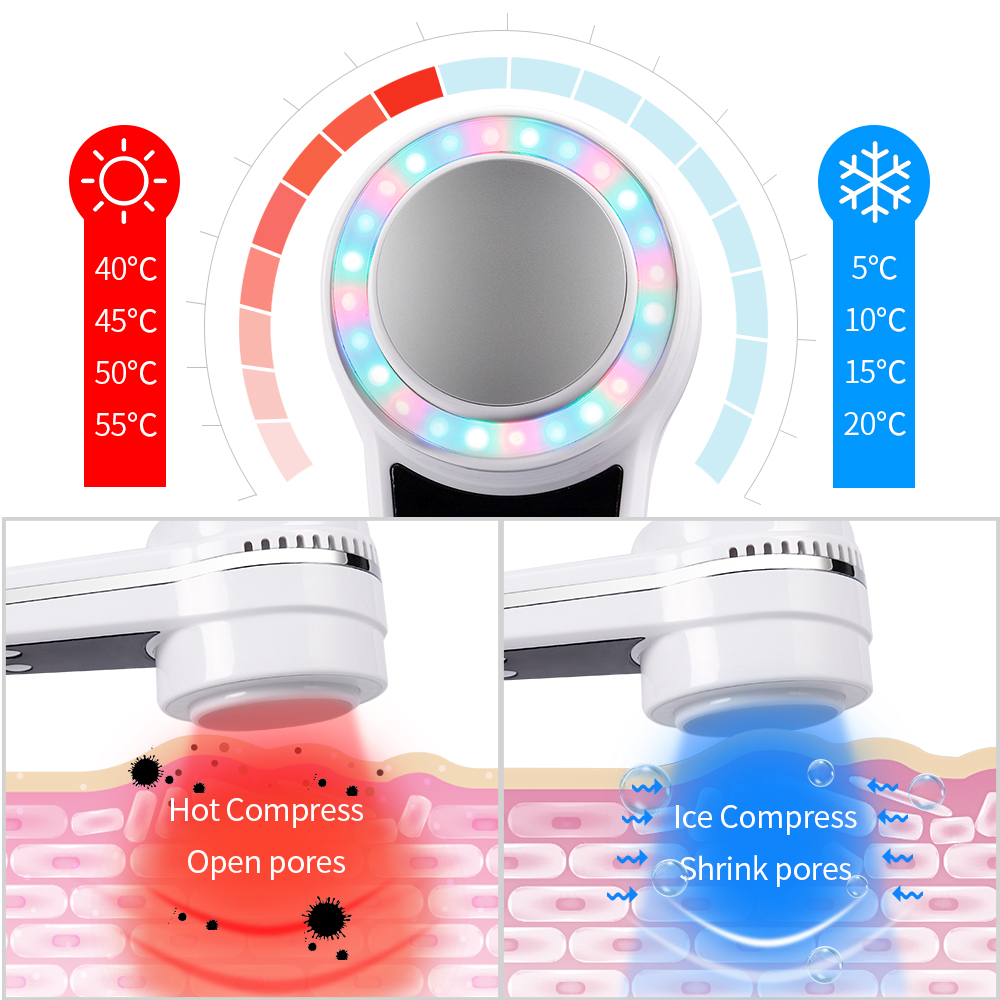 Appareil de cryothérapie à mar - Cold Warm Hammer Facial Machine avis et prix