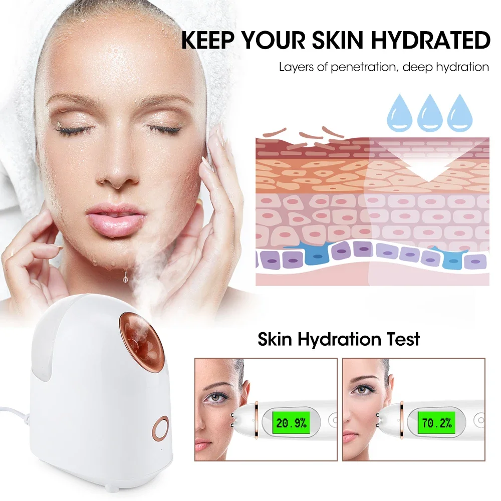 Vaporisateur facial SPA, vapeu - Facial Steamer Nano Ionic Hot Mist avis et prix