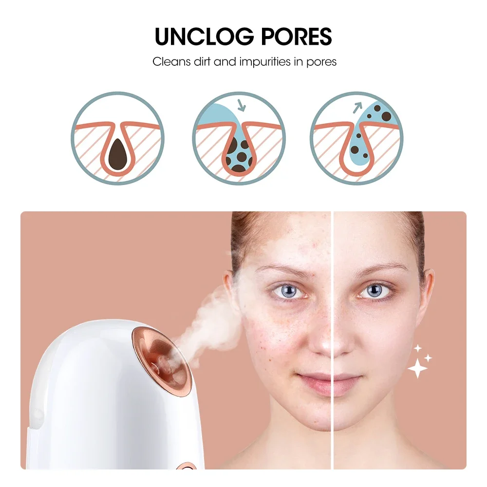 Vaporisateur facial SPA, vapeu - Facial Steamer Nano Ionic Hot Mist avis et prix