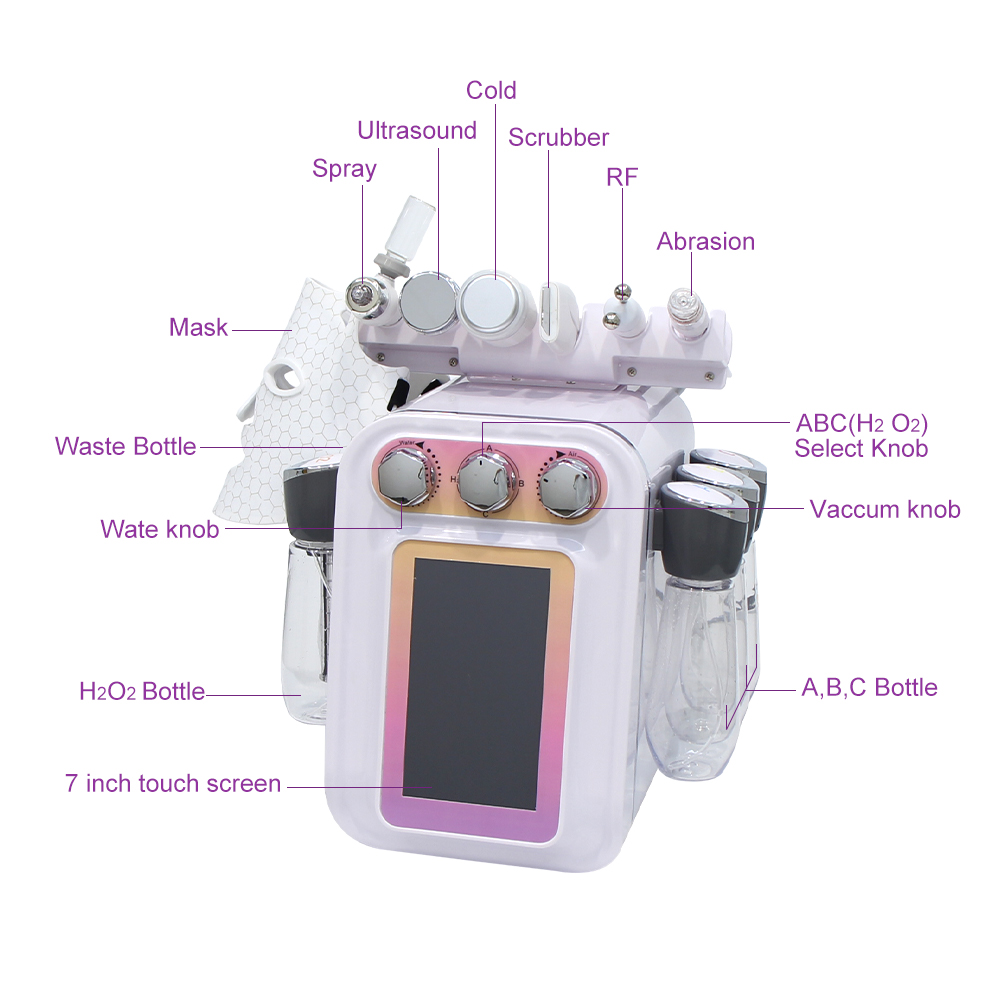 Machine de beauté du visage 7  - Hydro Facial Machine 7 In 1 avis et prix