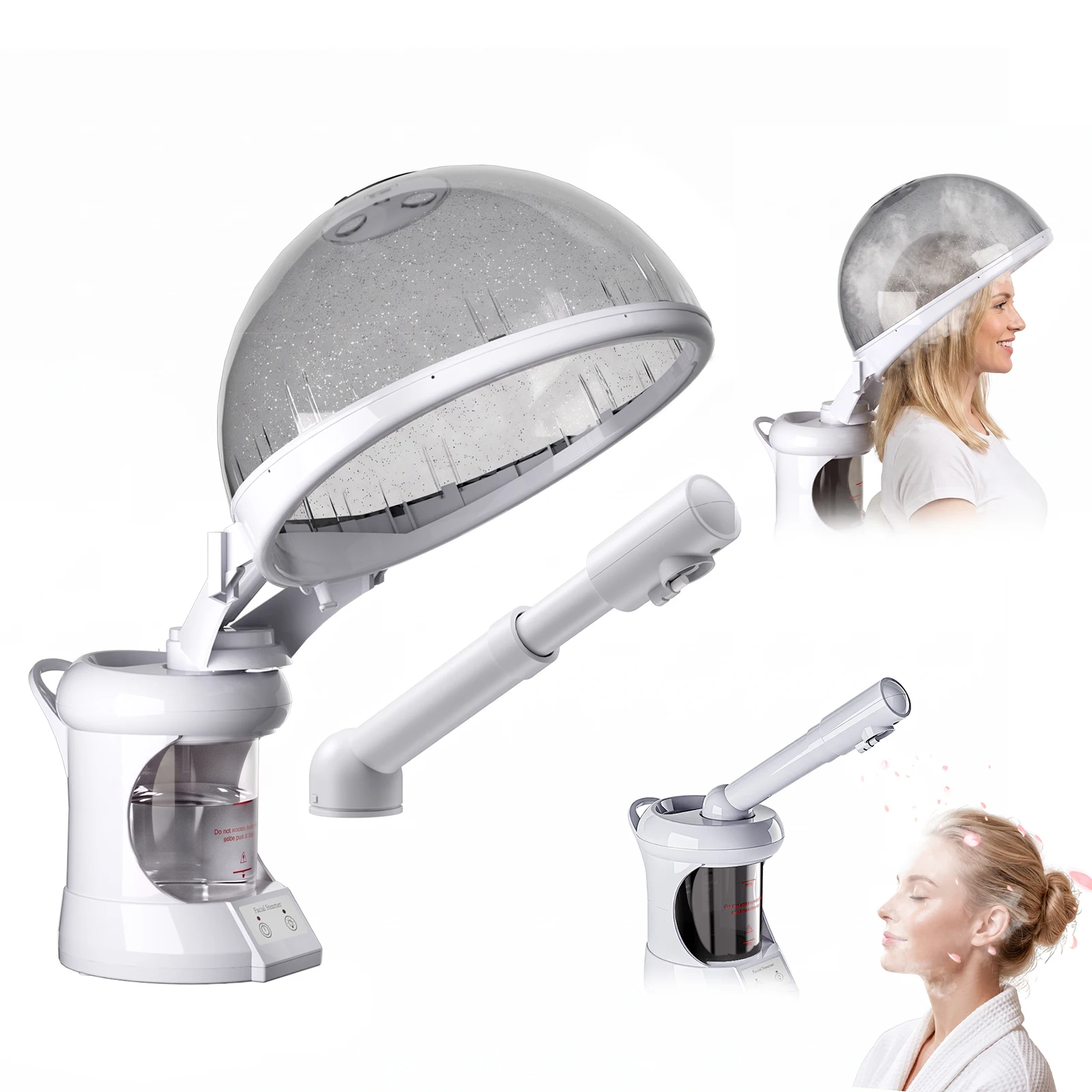 Appareil 2-en-1 pour le soin d - Facial Steamer Nano Ionic Hot Mist avis et prix