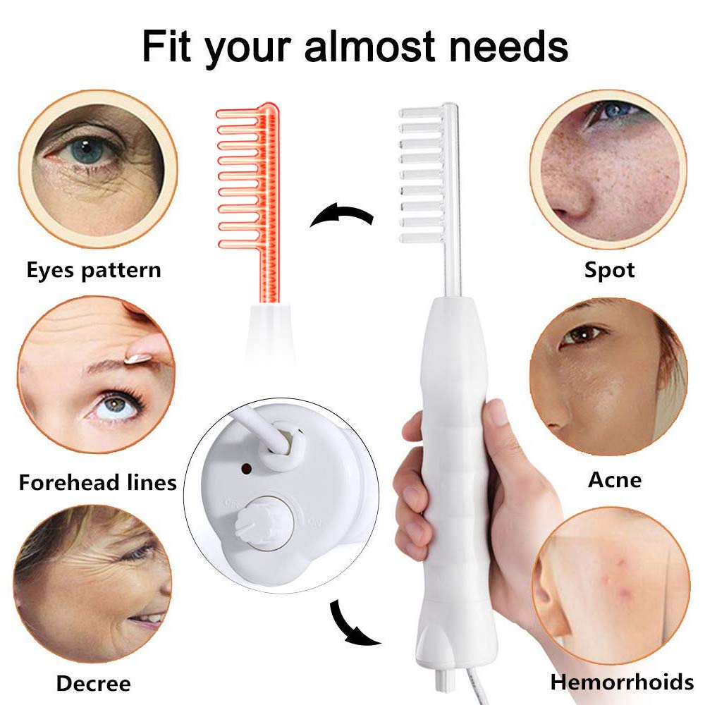 Machine de soins du visage 7 e - High Frequency Wand Facial Machine Neon avis et prix