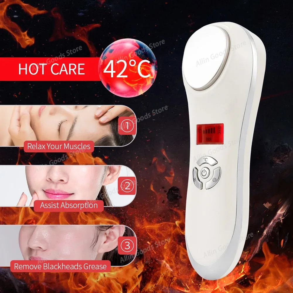 Appareil de beauté chaud et fr - Cold Warm Hammer Facial Machine avis et prix