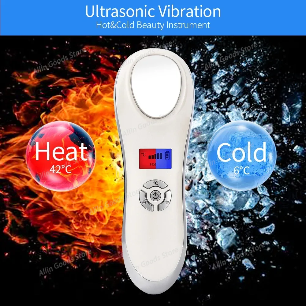 Appareil de beauté chaud et fr - Cold Warm Hammer Facial Machine avis et prix