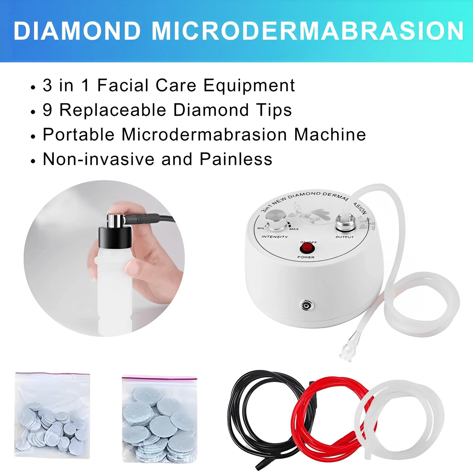 Machine de Microdermabrasion e - Diamond Microdermabrasion Machine 3 In 1 avis et prix
